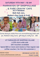 Mother's Day Bath Salt Jars & Craft at Fairhaven - 11th May - 10am