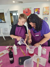 Load image into Gallery viewer, FAMILY SOY CANDLE & BATH BOMBS WORKSHOP - Monday 6th April - EASTER SUNDAY 10.00 am